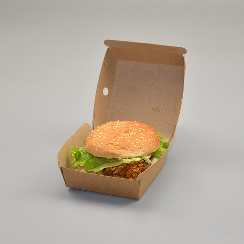 Kraft Burger Box with Printing