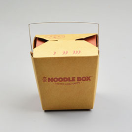 Kraft Noodle Box With Handle -16oz