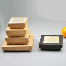 Salad Box / Cake Box with lid -500ml/750ml/1000ml