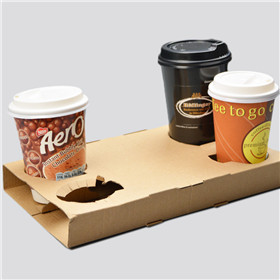 Corrugated Cup Carrier- 4 Cup And 2 Cup