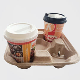 Pulp Cup Carrier -4 Cup